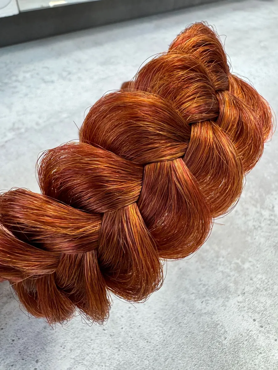 Ободок с косой