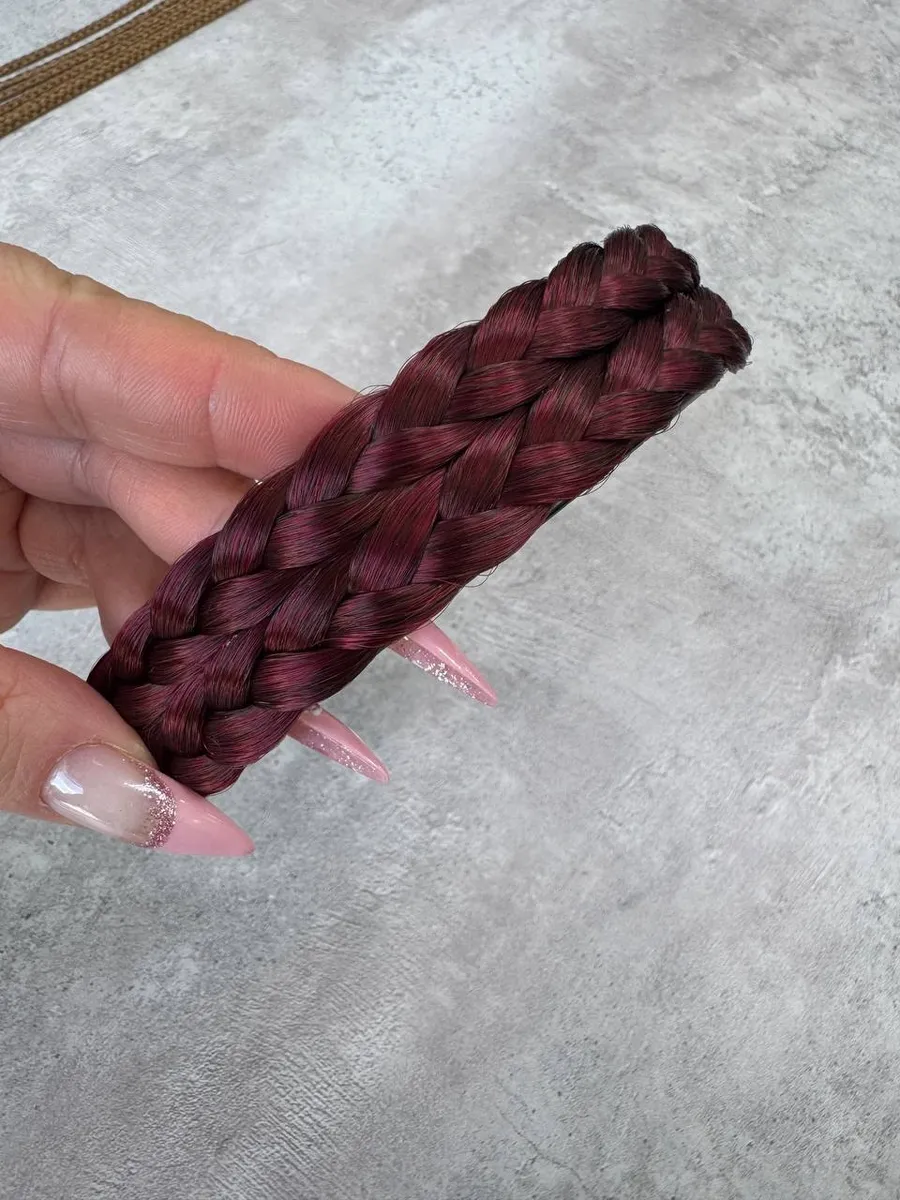 Ободок с косой