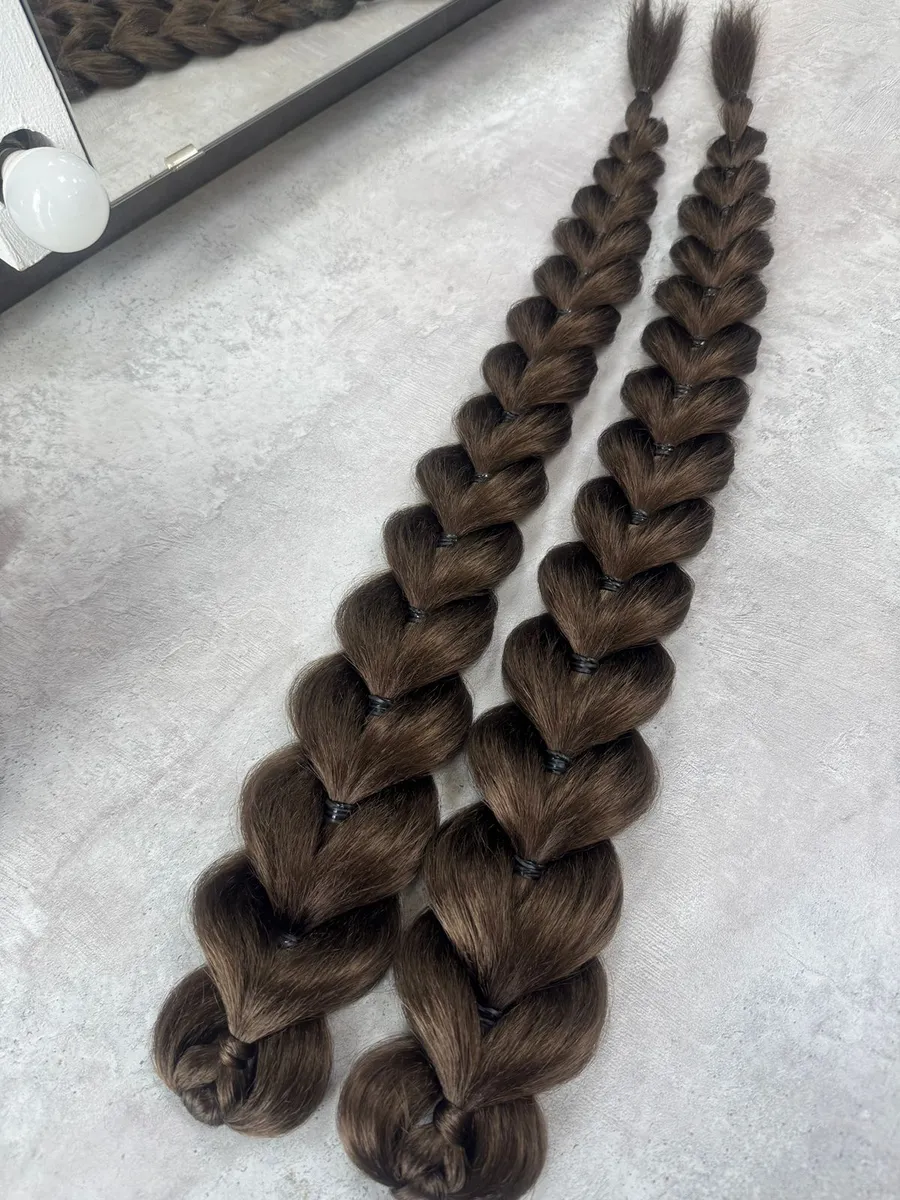 Французские косы накладные на заколках