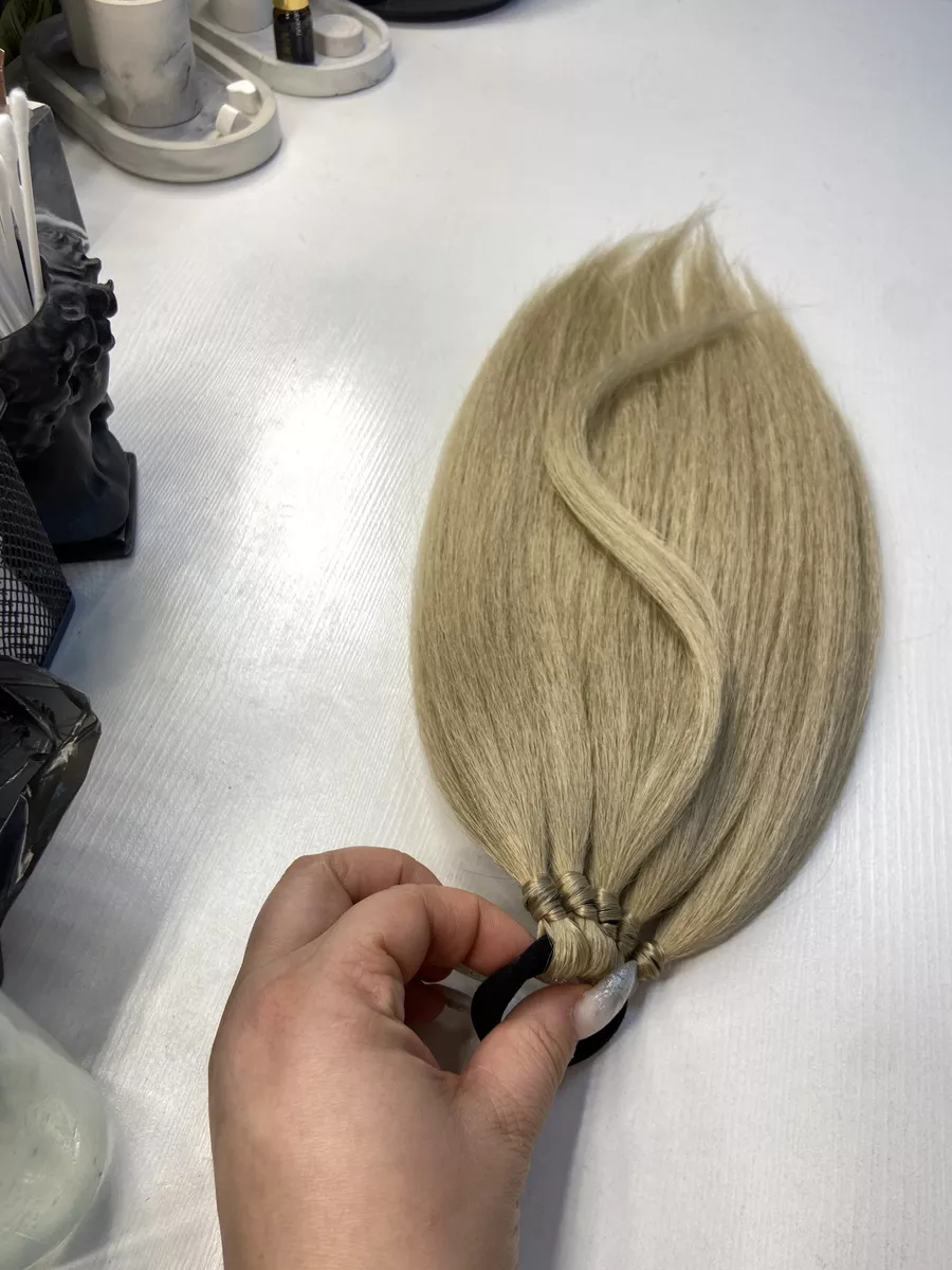 Хвост из канекалона на резинке