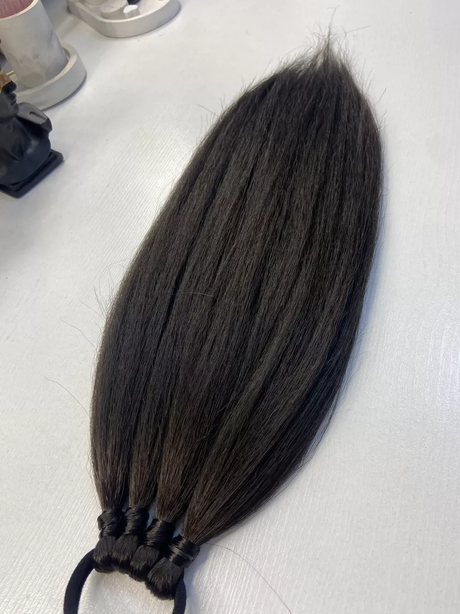 Хвост из канекалона на резинке