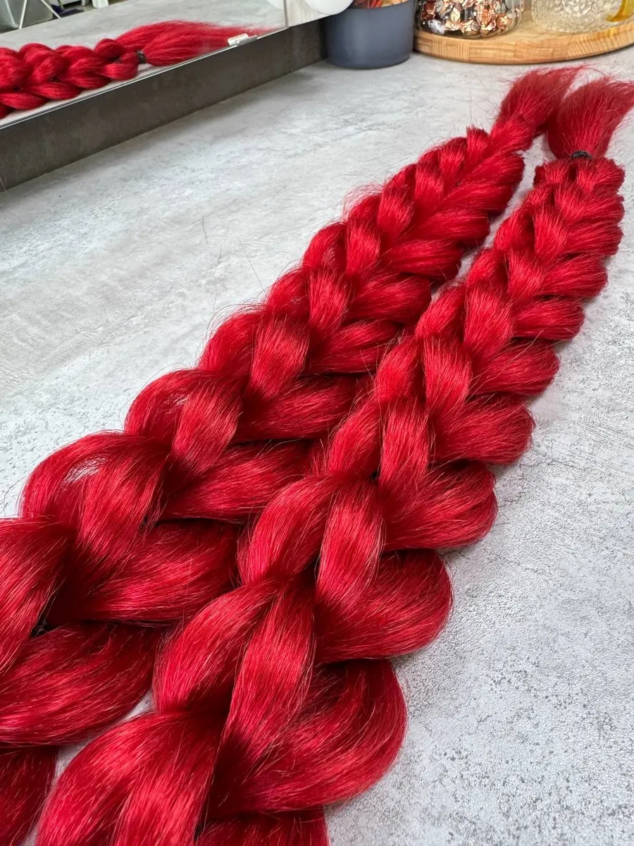 3д косы накладные на заколках