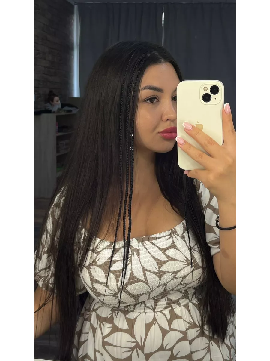 косы на заколках