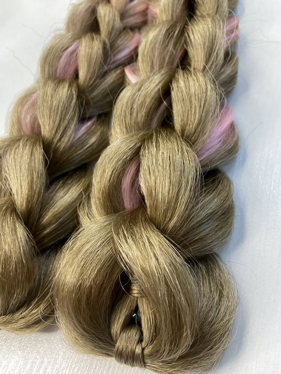 3д косы накладные на заколках