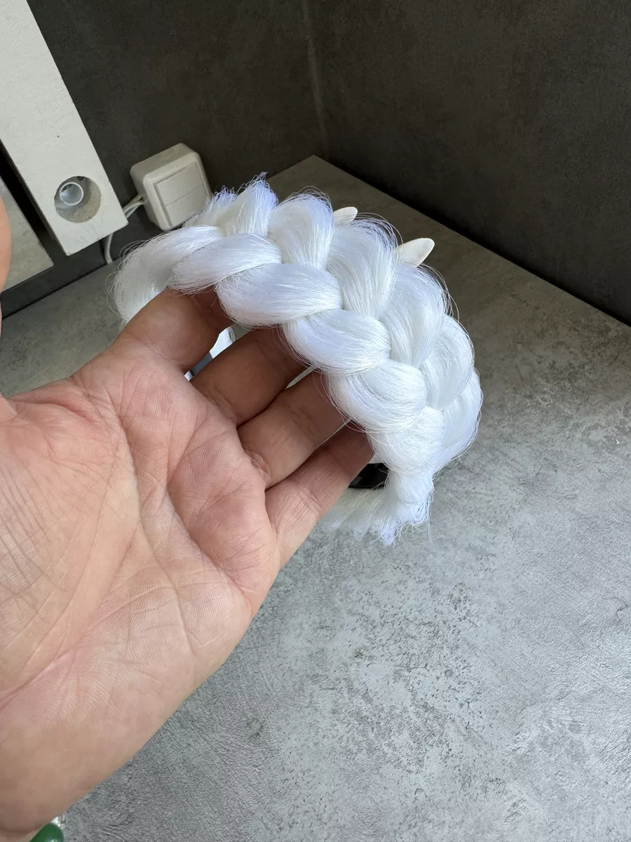 Ободок с косой