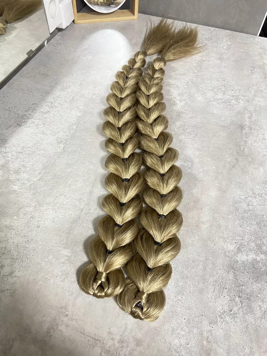 Французские косы накладные на заколках