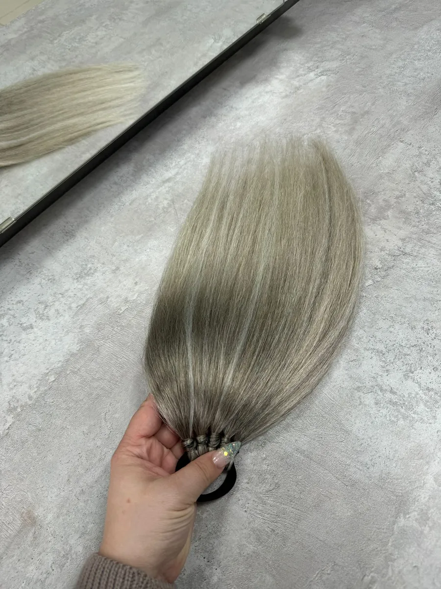 Хвост из канекалона на резинке