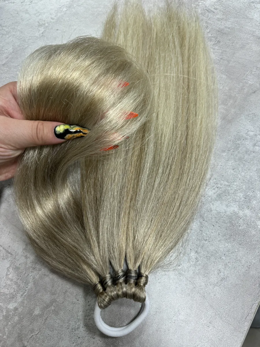 Хвост из канекалона на резинке